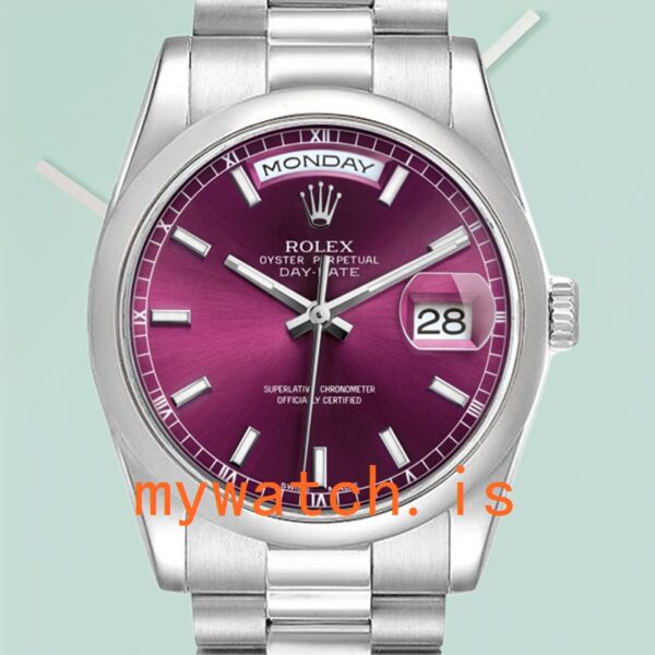 Rolex Day-Date Mens 118206 36mm Stainless Steel: A Timeless Masterpiece