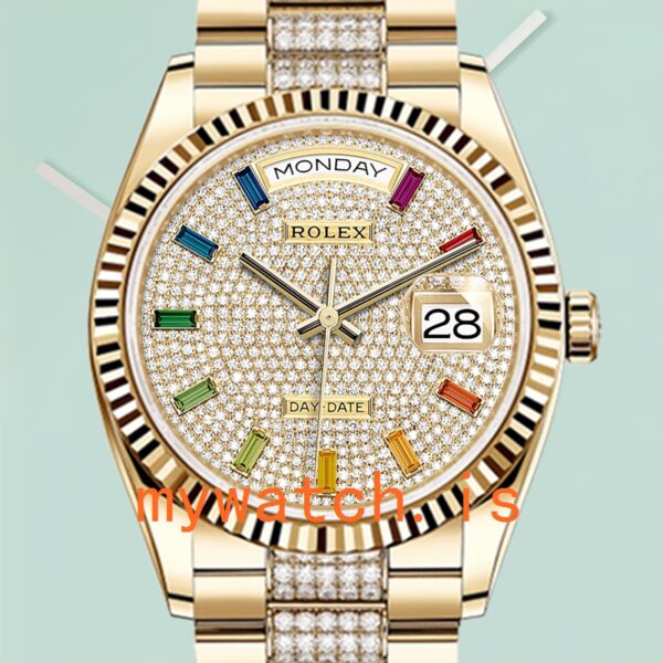 Rolex Day-Date m128238-0052 Mens 36mm Gold-tone Automatic: A Timeless Masterpiece