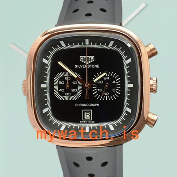 Tag Heuer Silverstone Men SilverstoneBKSR-003 43mm Stainless Steel: Genuine vs. Replica