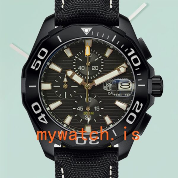 Tag Heuer Aquaracer Men CAY218A.FC6361 43mm Black-tone: Genuine vs. Replica Analysis