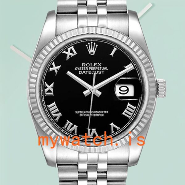 Rolex Datejust 36mm Mens 116234BKRJ Jubilee Bracelet Automatic: Genuine vs. Replica