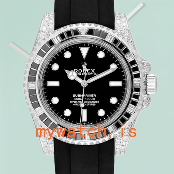Rolex Submariner 126610 Mens 40mm Diamond Bezel: Genuine vs. Replica