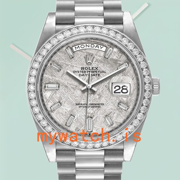 Rolex Day-Date 40mm m228349rbr-0040 Mens President Bracelet Meteorite Dial: A Comprehensive Analysis