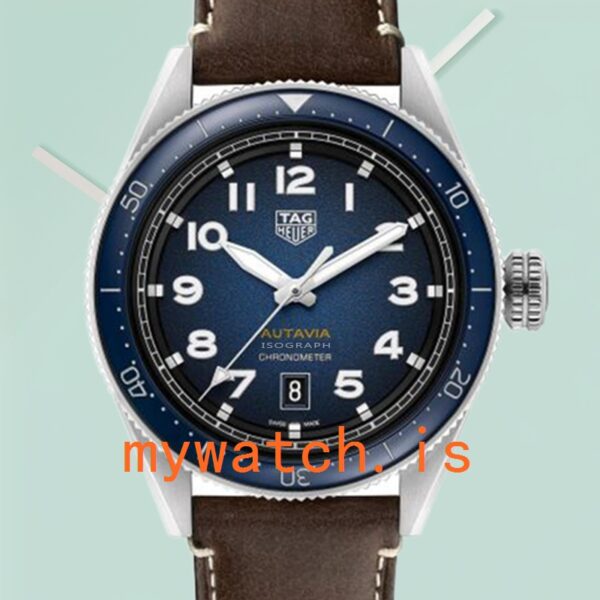 Tag Heuer Autavia 43mm WBE5116.FC8266 Men Automatic Silver-tone: Genuine vs. Replica