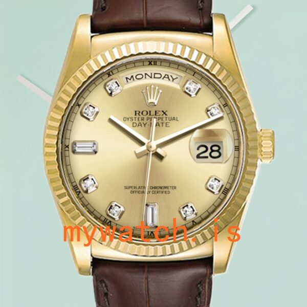 Rolex Day-Date Men’s 36mm 118138 Champagne Dial: A Timeless Masterpiece