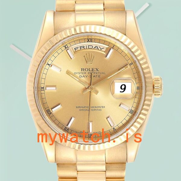 Rolex Day-Date 118238CSP Mens 36mm Champagne Dial: A Timeless Masterpiece