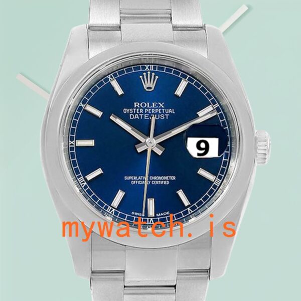 Rolex Datejust 36mm 116200BLSO: Genuine vs. Replica Comparison